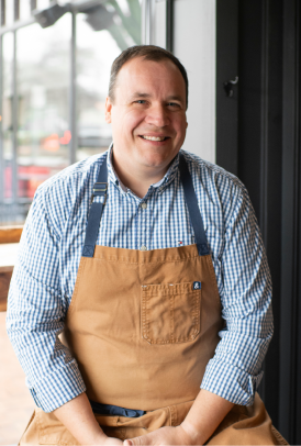 Headshot of Rye Plaza Executive Chef, Ben Wood.