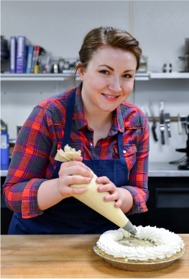 Headshot of Rye Pastry Chef, Keara Masson.